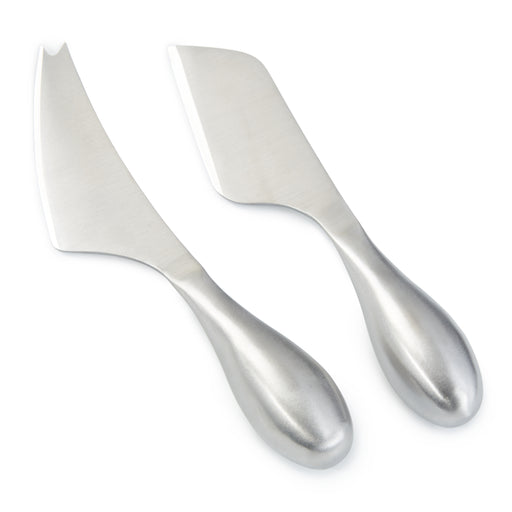 Image 1 of BergHOFF Aaron Probyn 2Pc 18/10 Stainless Steel Gorge Hard and Soft Cheese Knife Set