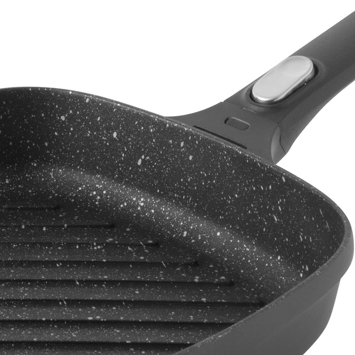 Image 5 of BergHOFF GEM 10" Non-Stick Grill Pan, Black