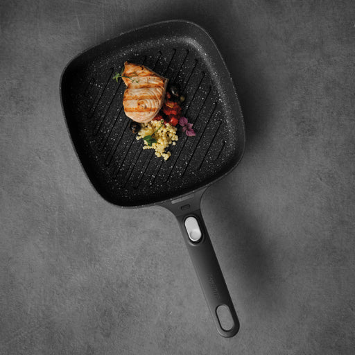 Image 2 of BergHOFF GEM 11" Non-Stick Grill Pan, Black