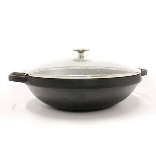 Image 1 of GEM  12.5" Non-Stick  12.5" Covered Chinese Wok 5.7Qt