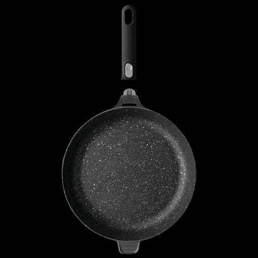 Image 2 of BergHOFF GEM 12.5" Non-stick Fry Pan, Detachable Handle, Black