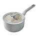 Image 1 of BergHOFF Balance Non-stick Ceramic Saucepan 7", 2.1qt. With Glass Lid, Recycled Aluminum, Moonmist