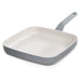 Image 1 of BergHOFF Balance Non-stick Ceramic Grill Pan 10", Recycled Aluminum, Moonmist