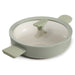 Image 1 of BergHOFF Balance Non-stick Ceramic Sauté Pan 10.25", 3.1qt. With Glass Lid, Recycled Aluminum, Sage