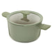 Image 1 of BergHOFF Balance Non-stick Ceramic Stockpot 10", 4.6qt. With Glass Lid, Recycled Aluminum, Sage