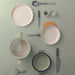 Image 8 of BergHOFF Balance Non-stick Ceramic 2Pc Frying Pan 9.5" and Nylon Turner 13.75", Recycled Aluminum, Sage