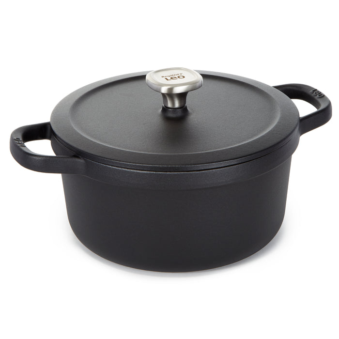 Image 1 of BergHOFF Graphite Enamel Cast Iron Covered Stockpot 10.25", 6qt.