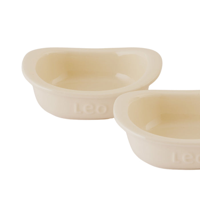 Image 7 of BergHOFF Balance Stone 4Pc Ramekin Crème Brûlée set 4.25", 7oz., Moonbeam