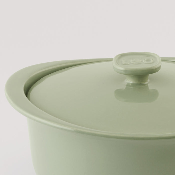 Image 7 of BergHOFF Balance Stone Casserole 9.5", 4.5qt. With Stone Cover, Sage