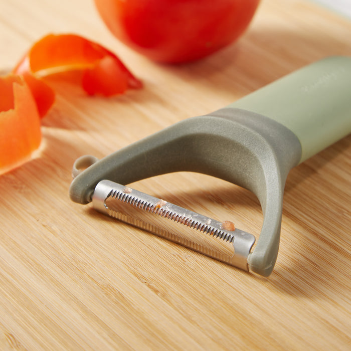 Image 7 of Balance Stainless Steel Serrated Y-Peeler 5", Recycled Material