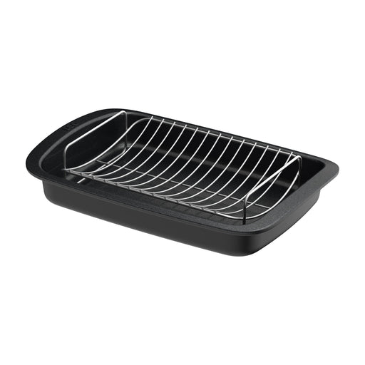 Image 1 of BergHOFF Graphite Non-stick Recycled Cast Aluminum Roaster with Removable Rack 16.5" X 11" X 2.75"