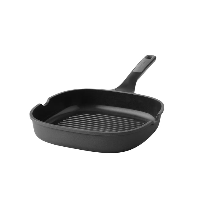 Image 3 of BergHOFF Leo Stone+ Nonstick Ceramic Grill Pan Recycled, 10.25"