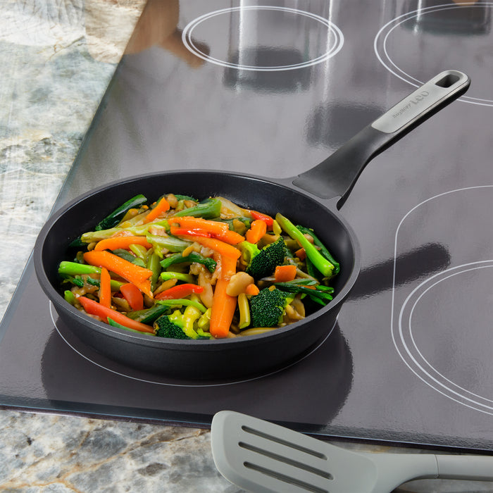 Image 4 of Stone+ 5Pc Nonstick Ceramic Fry Pan Set with Turner, Recycled