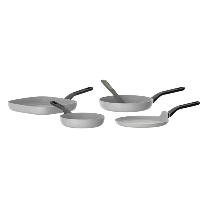 Image 9 of Leo Glints 5Pc Ceramic Nonstick Cookware Set, Spirit