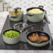 Image 2 of BergHOFF Leo Glints 7Pc Ceramic Nonstick Cookware Set, Sage