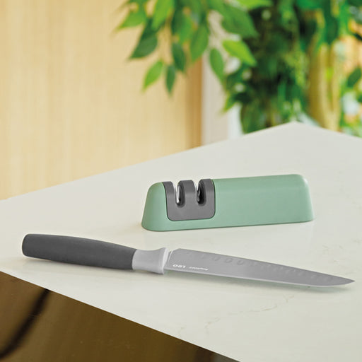 Image 2 of Leo Graphite Two-Stage Knife Sharpener, Sage