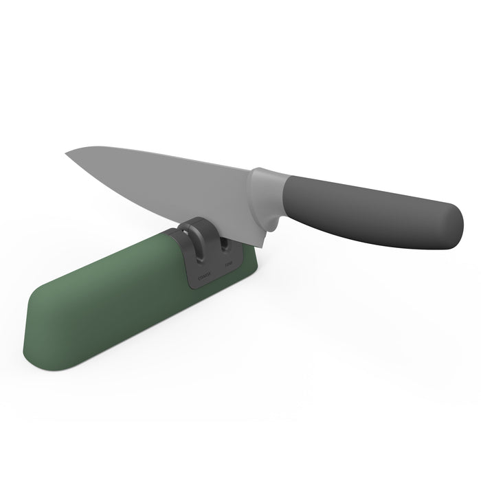 Image 3 of Leo Graphite Two-Stage Knife Sharpener, Sage