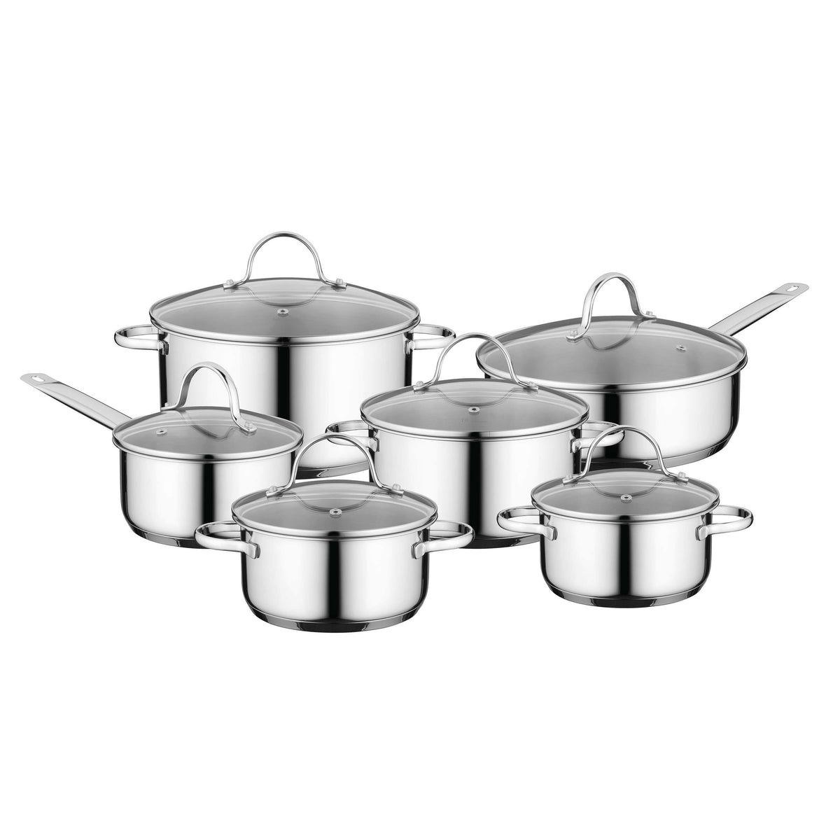 BergHOFF TFK 4pc 18/10 Stainless Steel Cookware Completer Set 