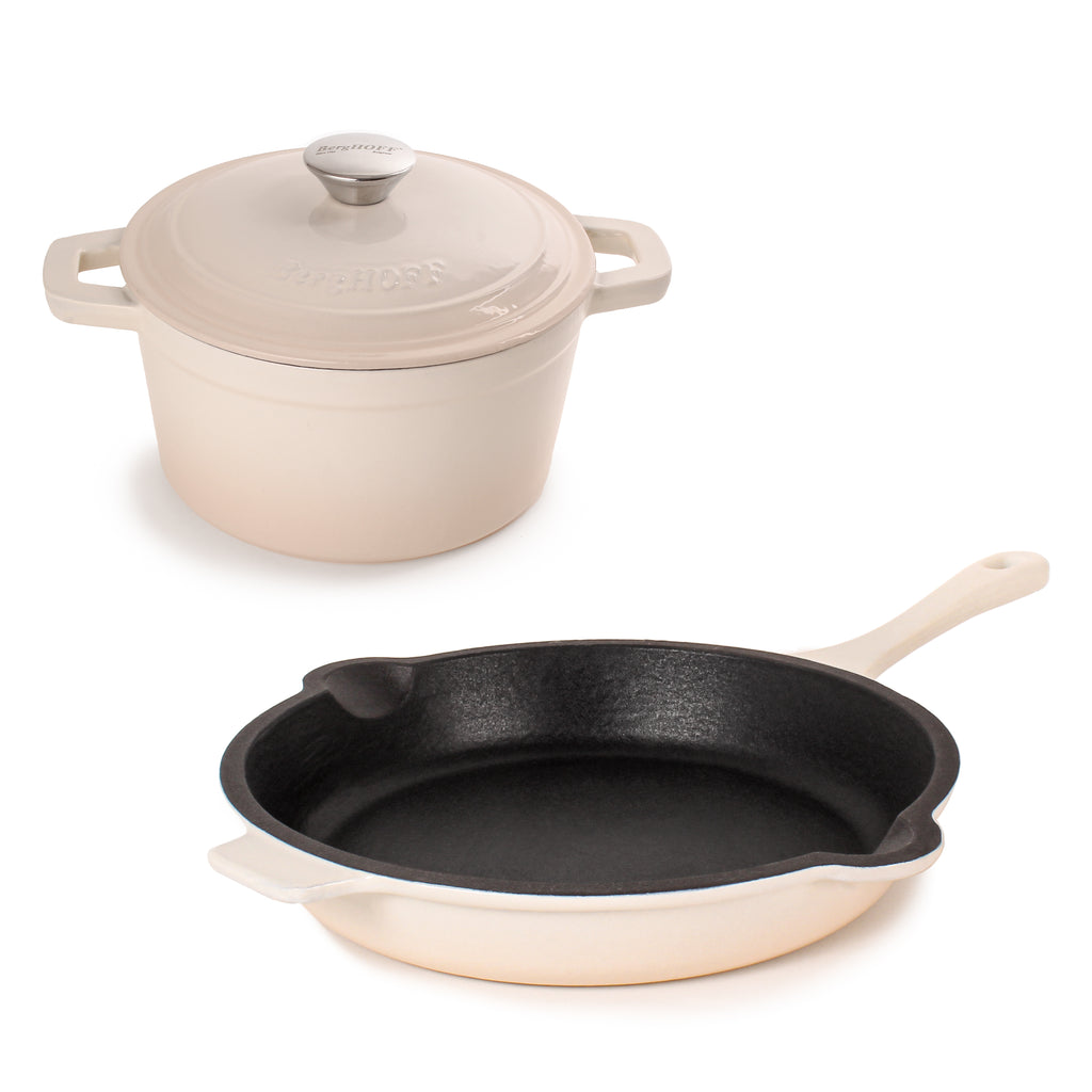 Le Creuset Cast Iron Cookware Set - 9 Piece Oyster – Cutlery and More