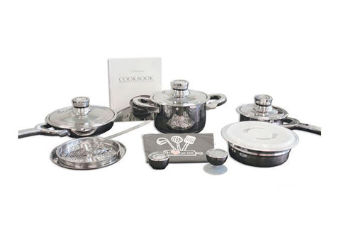 BergHOFF Essentials 18/10 Stainless Steel 15pc Cookware Set, Hotel