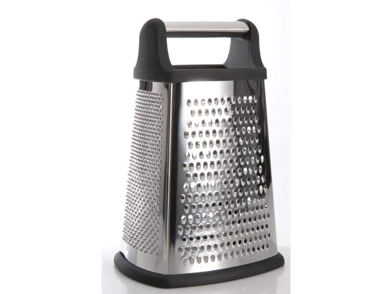 Choice 9 4-Sided Stainless Steel Box Grater with Soft Grip